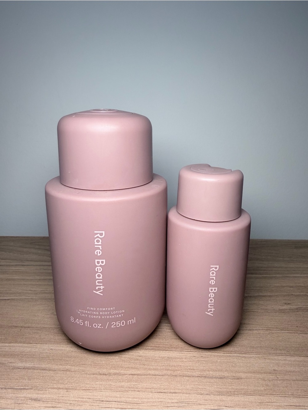 Rare Beauty Matte Pink Body Lotion Duo
